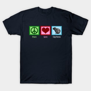 Peace Love Capybaras T-Shirt